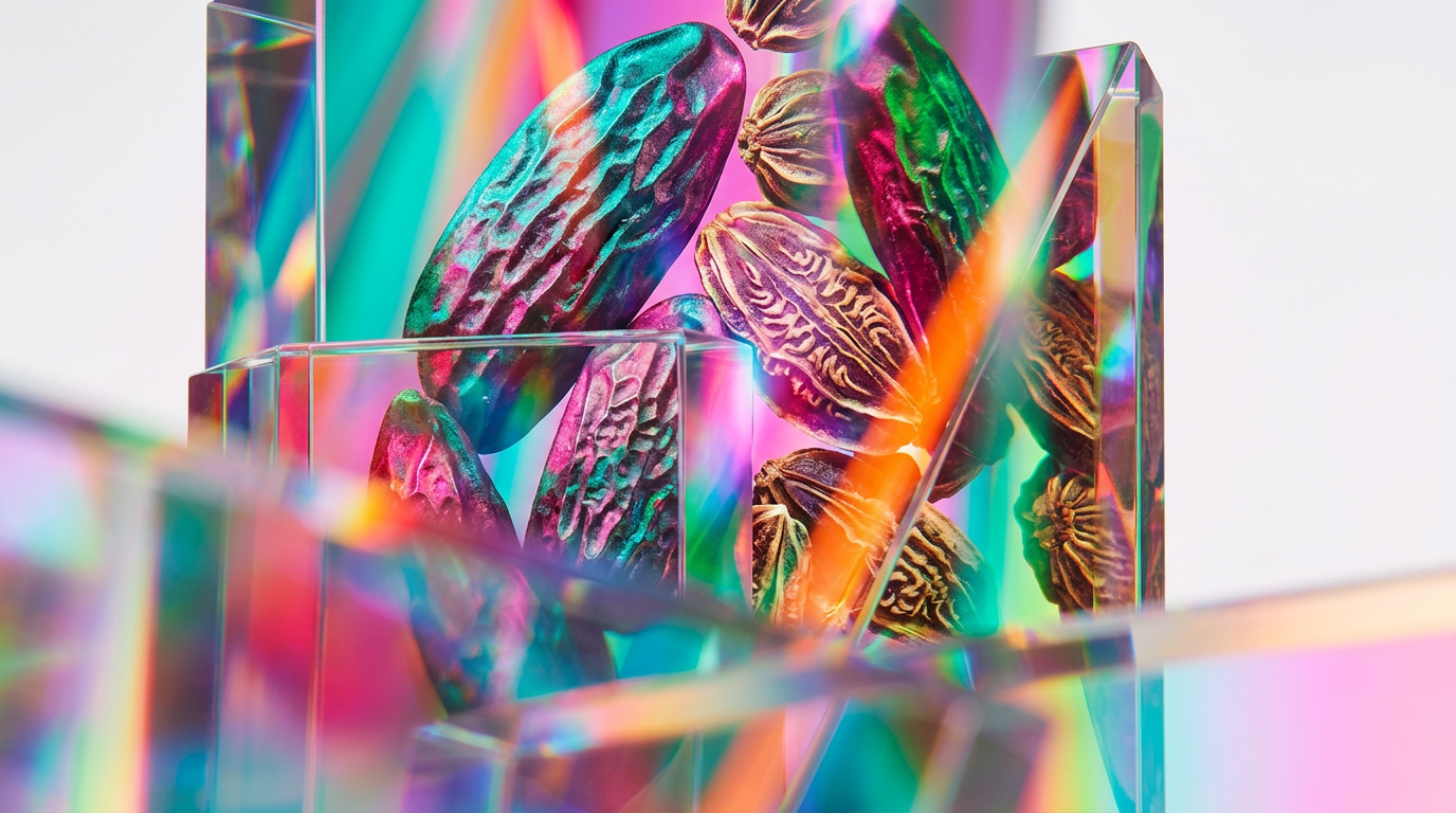 Luxury perfume bottles including Tonka Angelica and artisanal gourmand ingredients