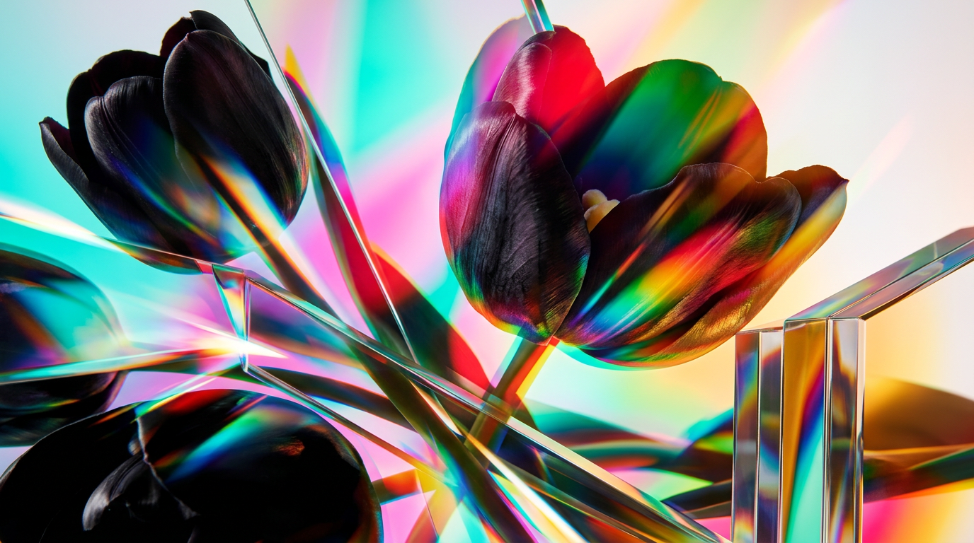 An elegant dark floral fragrance bottle reflecting a moody aesthetic