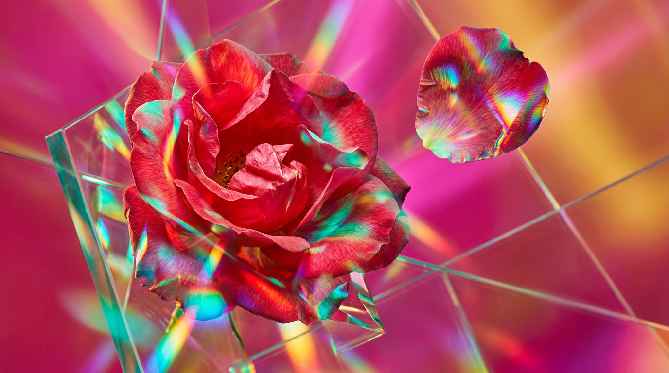 Wild Roses Perfume and luxury floral display