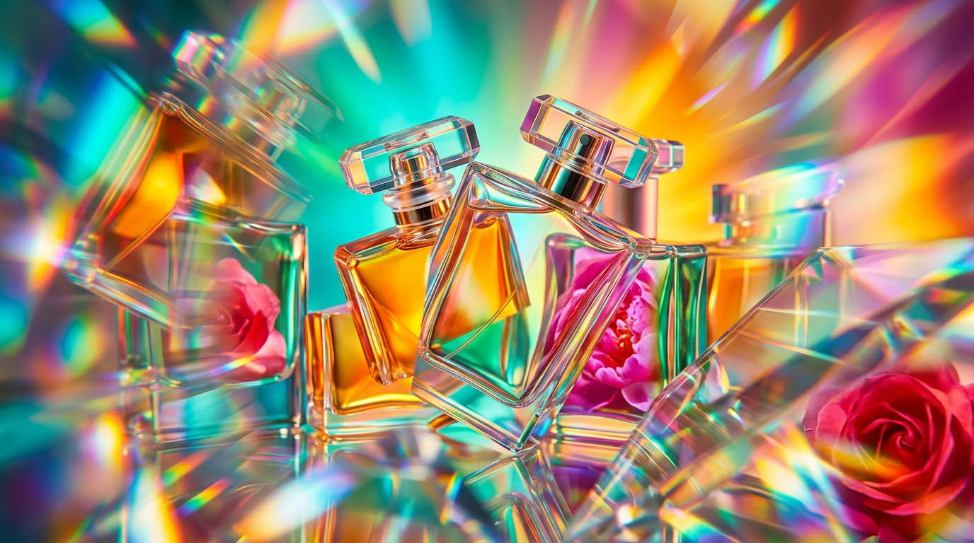 An elegant collection of Shay & Blue perfume bottles representing everyday luxury