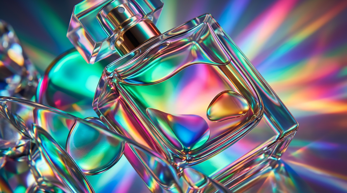 A collection of elegant fragrance bottles representing heady and mesmerising scents