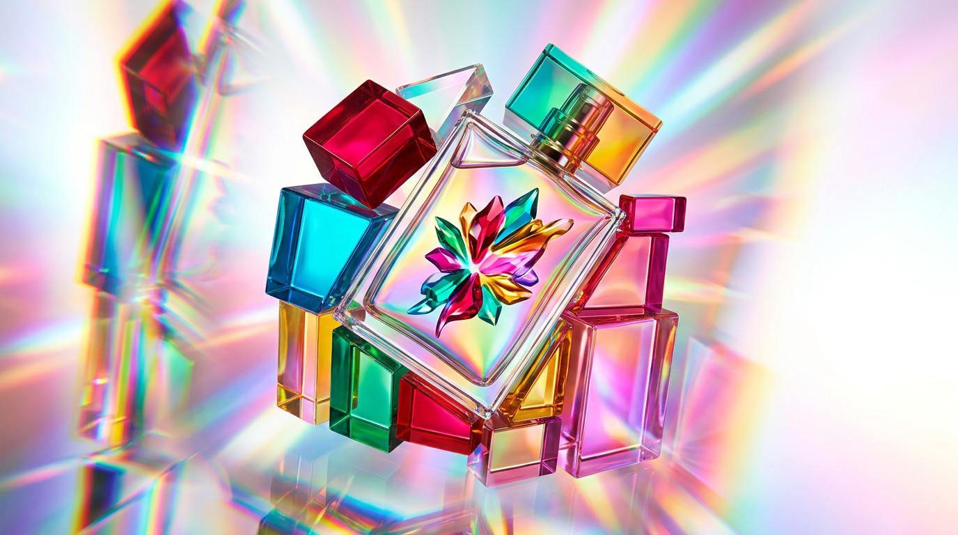 An array of professional fragrance bottles illustrating everyday luxury