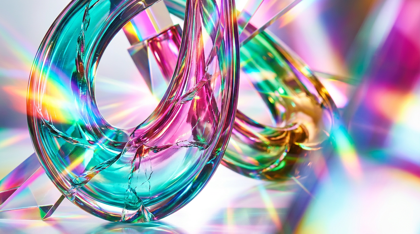 A creative workspace with artistic tools and a bottle of Shay & Blue fragrance