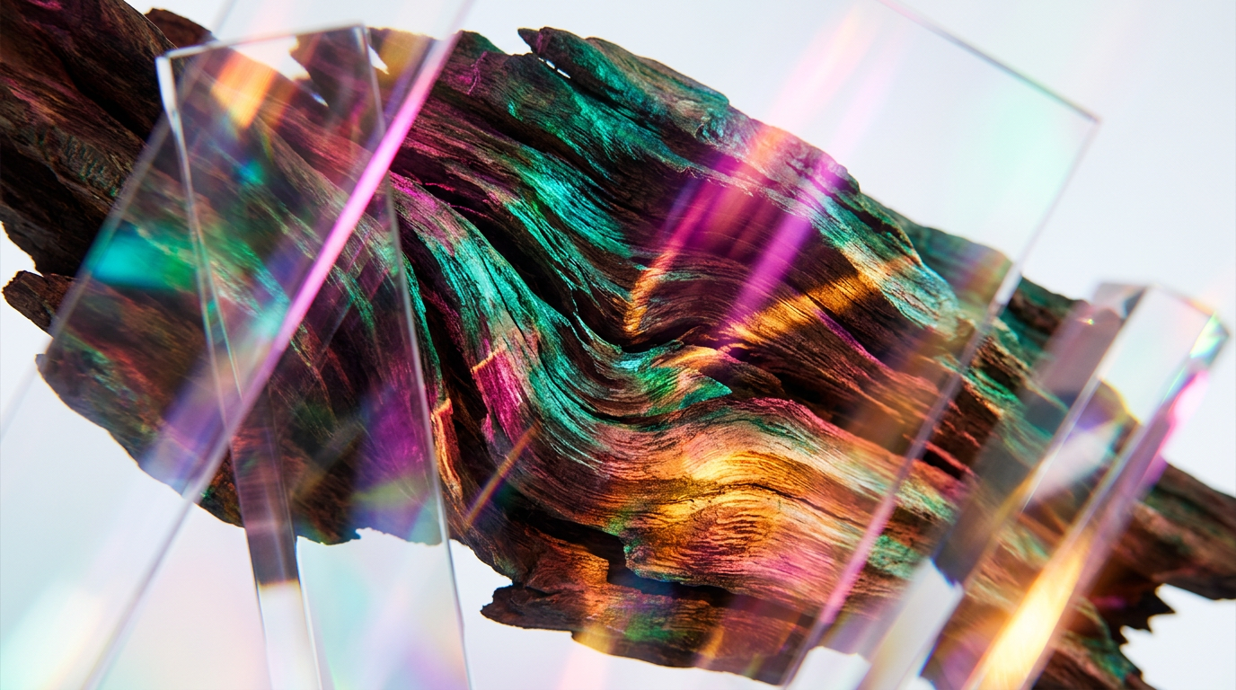 Luxury oud fragrance bottle on a dark wooden background