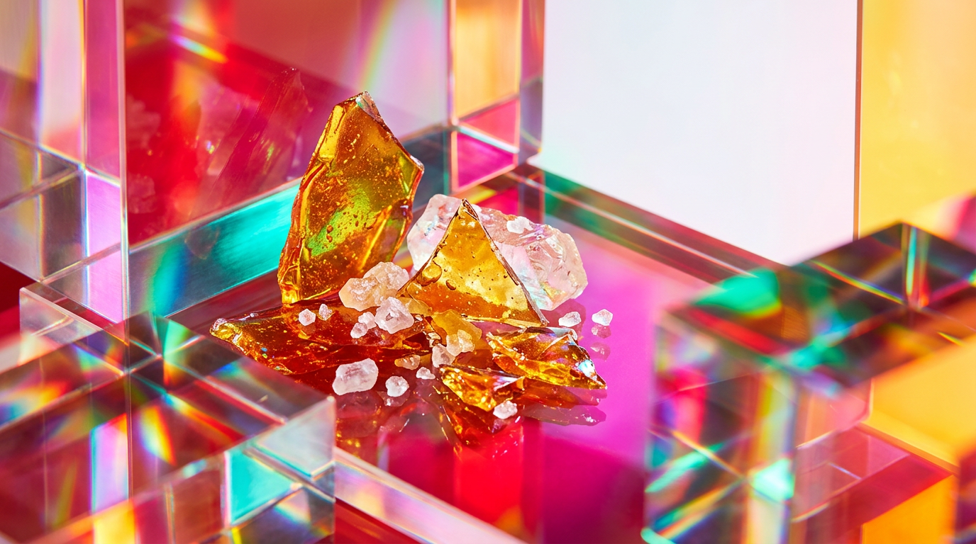 A decadent spread of sea salt and caramel representing high-quality gourmand fragrance ingredients