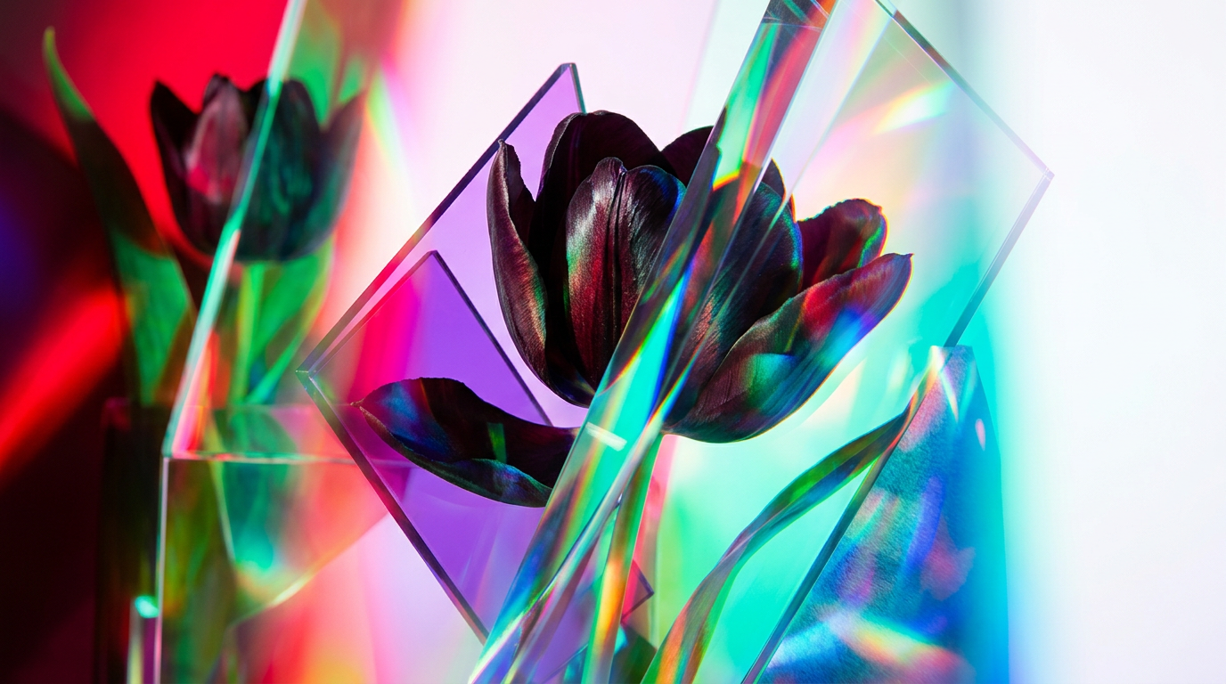 Shay & Blue Black Tulip and boutique perfume bottles