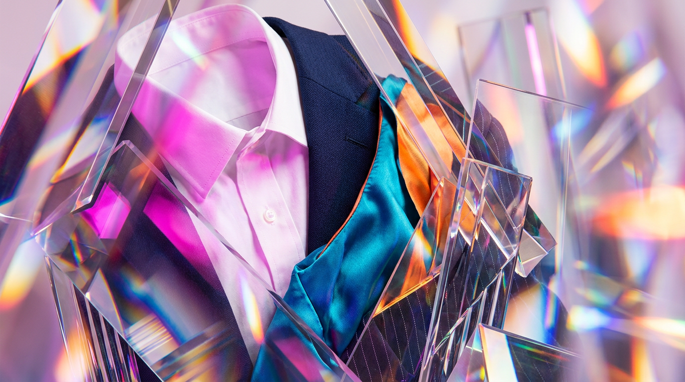 Professional woman applying perfume in a bright office setting