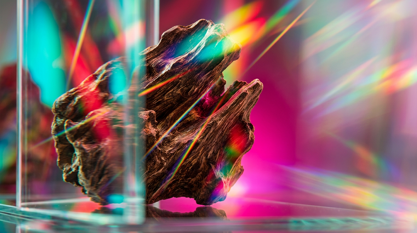 Luxury oud and wooden accents with botanical elements