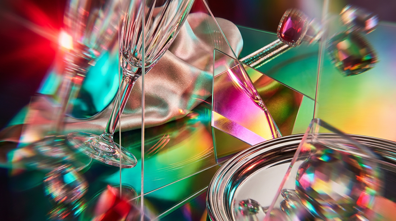 Artisanal perfume bottles arranged for a special occasion