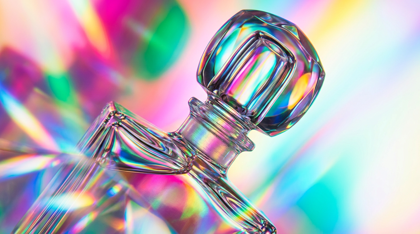 Elegant perfume bottles on a marble surface representing everyday luxury