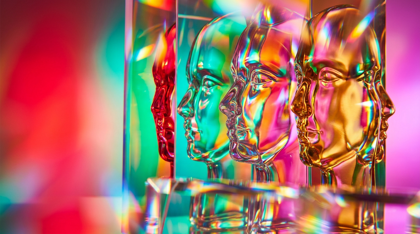 An artistic display of fragrance notes and botanical elements representing skin chemistry