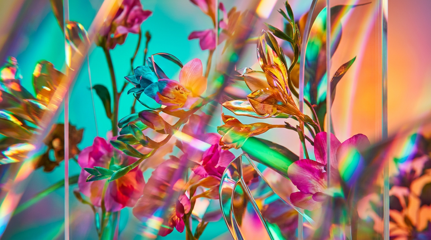 An array of modern floral fragrances with a contemporary aesthetic