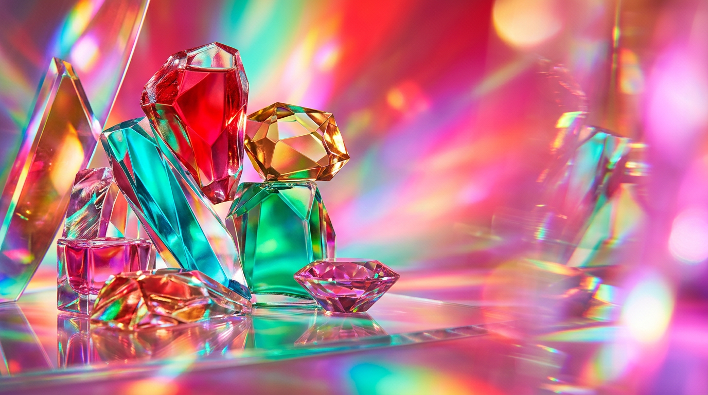 Luxury perfume bottles arranged for an evening out
