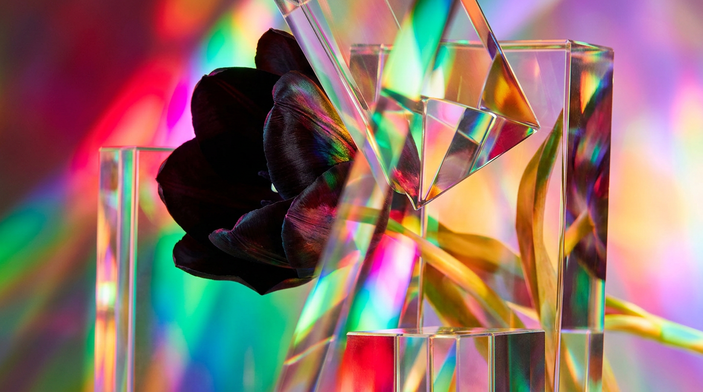 An atmospheric collection of artisan perfumes including Black Tulip by Shay & Blue