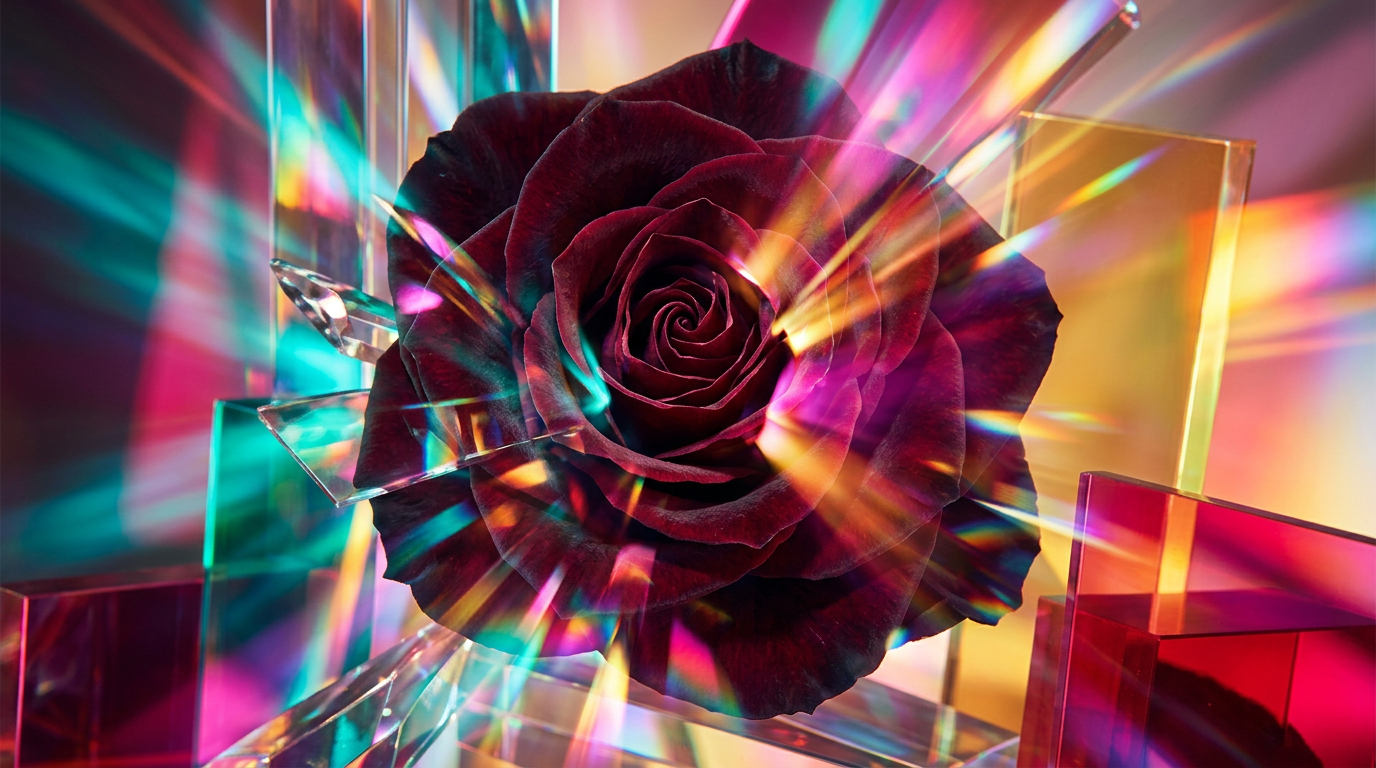 Elegant dark perfume bottles on a moody background