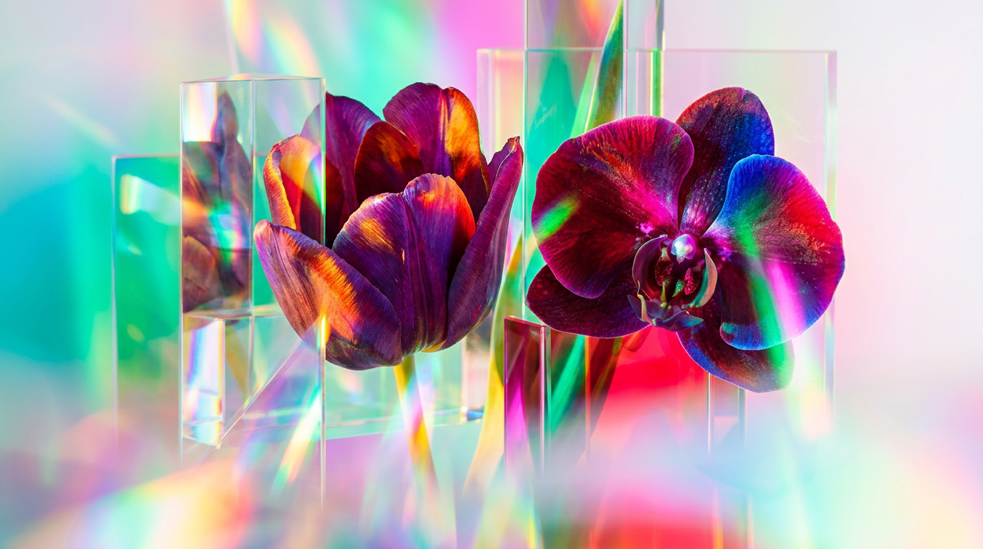 Shay & Blue Black Tulip and dark floral aesthetics