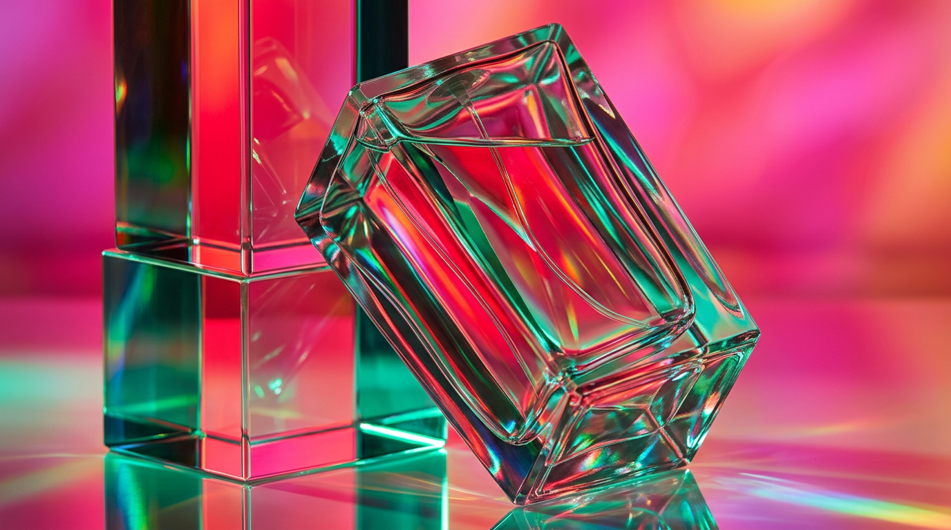 Bold and fearless individuals posing with high-concept fragrances