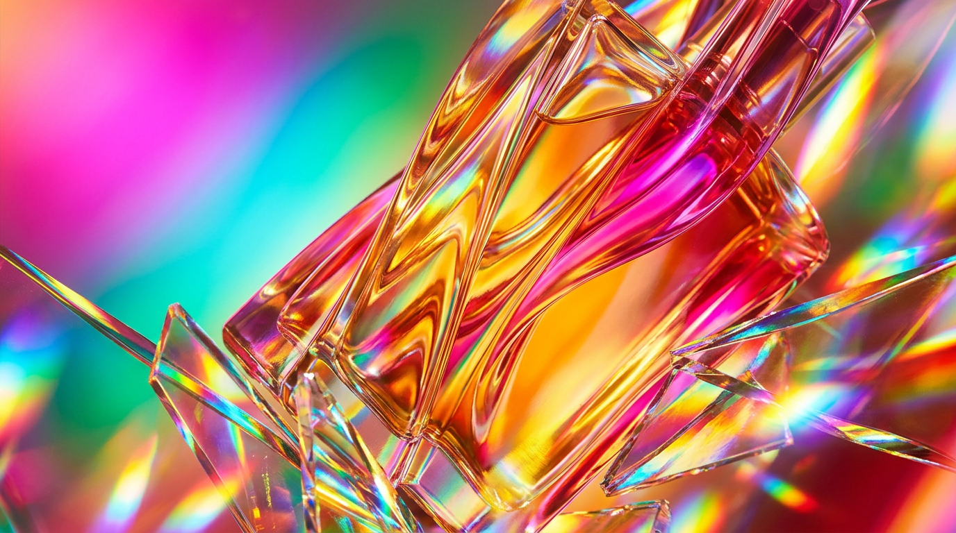 An array of luxurious perfume bottles resting on a velvet surface, evoking a sensual evening mood