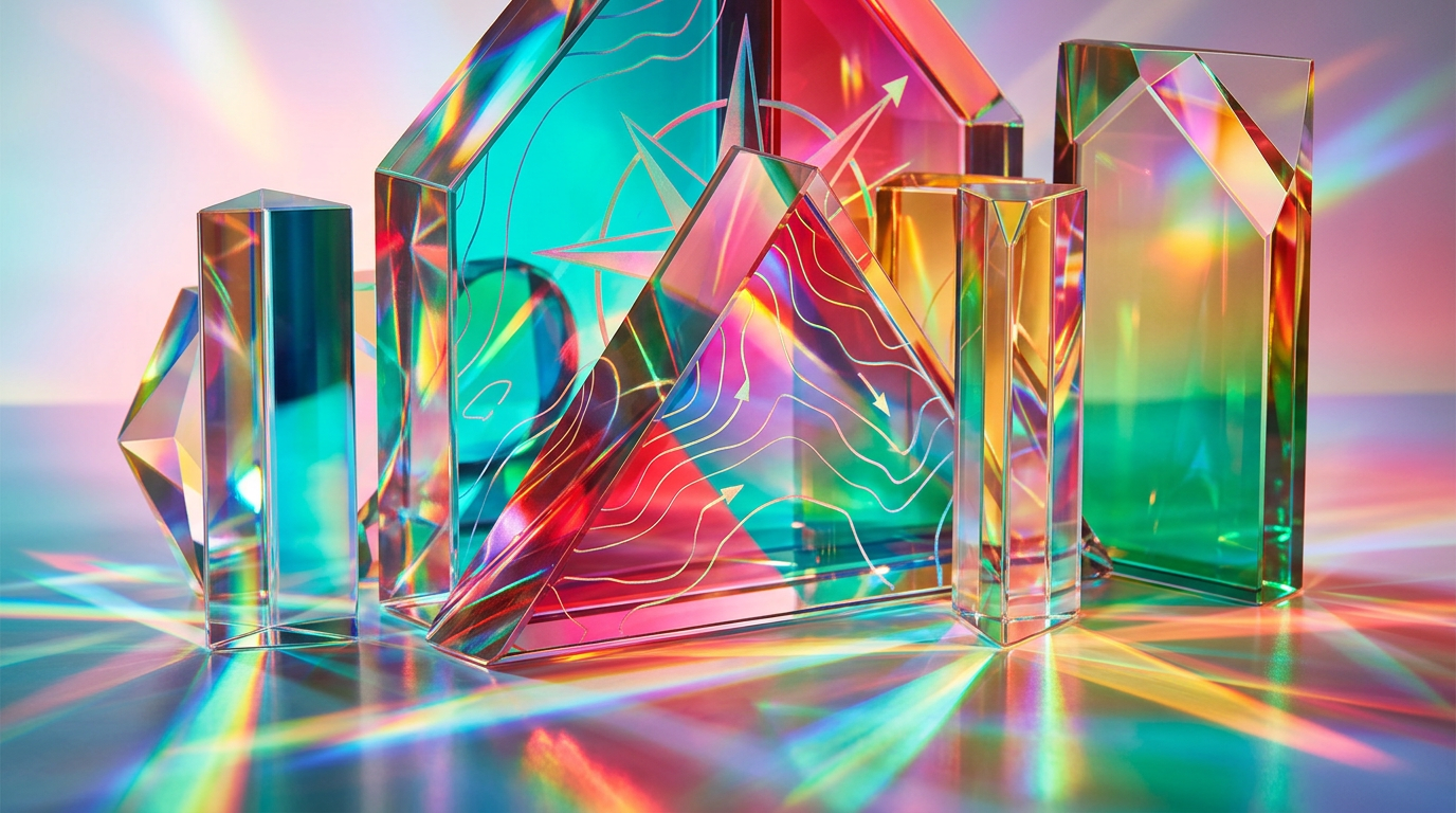 Elegant perfume bottles set against a backdrop of travel essentials and a vintage map