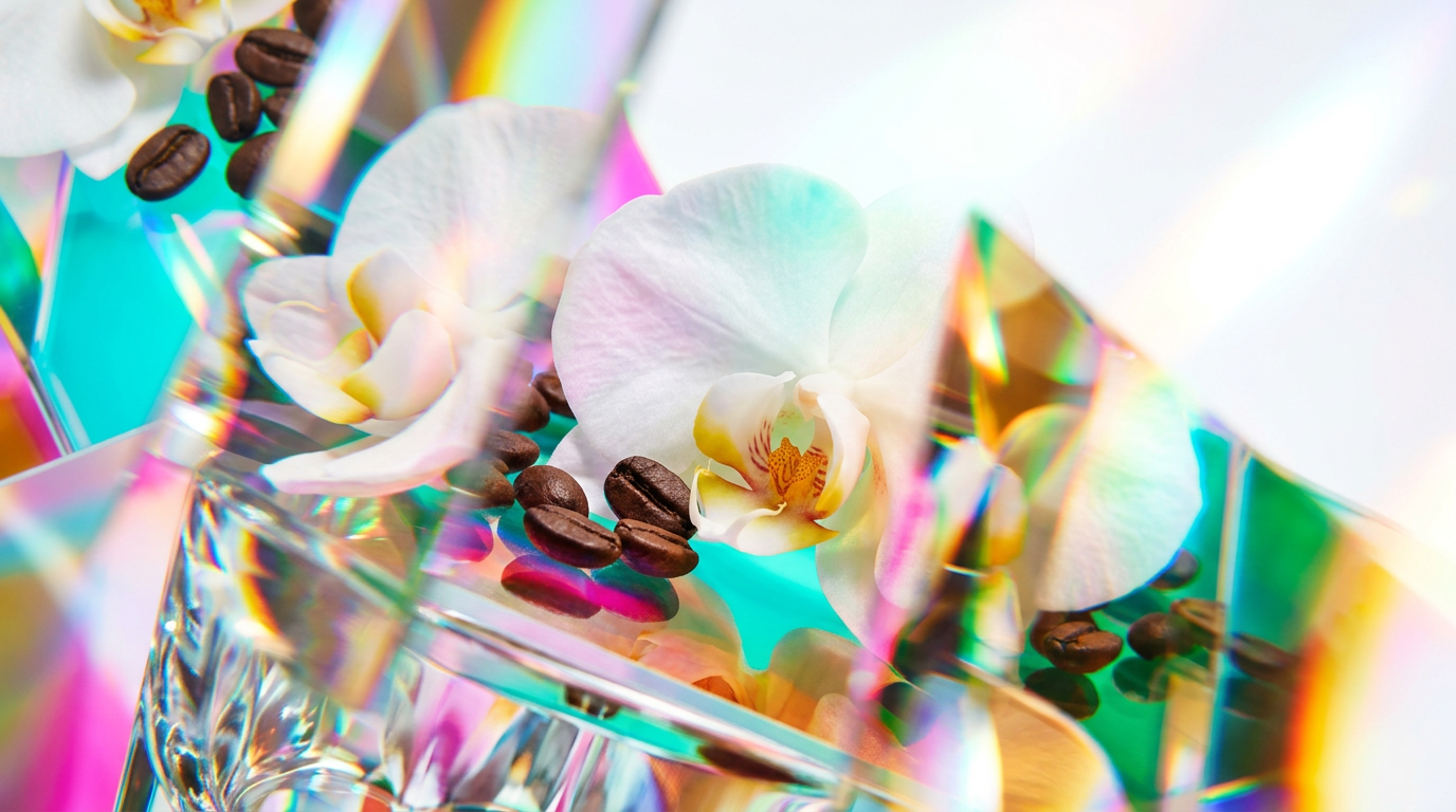 A collection of Shay & Blue fragrances reflecting morning light