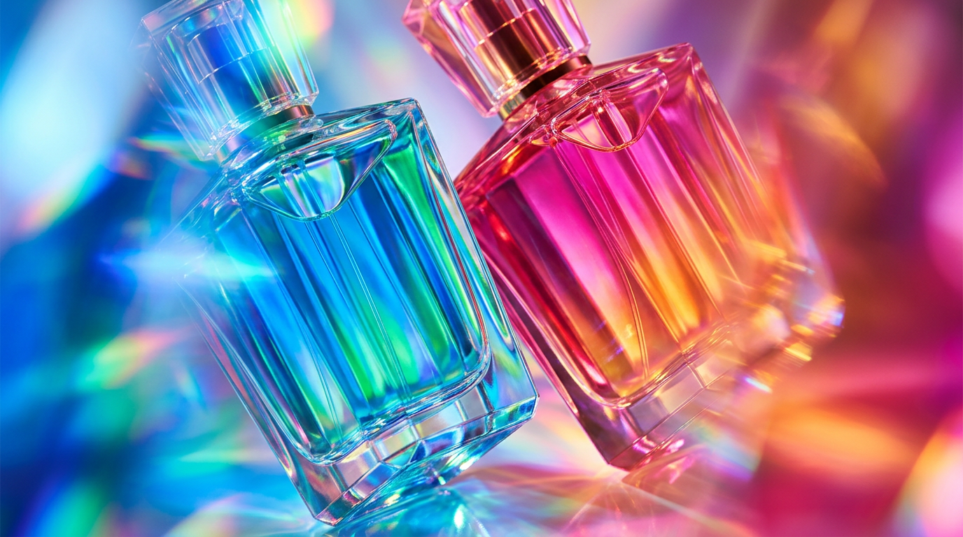 An elegant array of boutique fragrance bottles representing Eau de Parfum and Eau de Toilette
