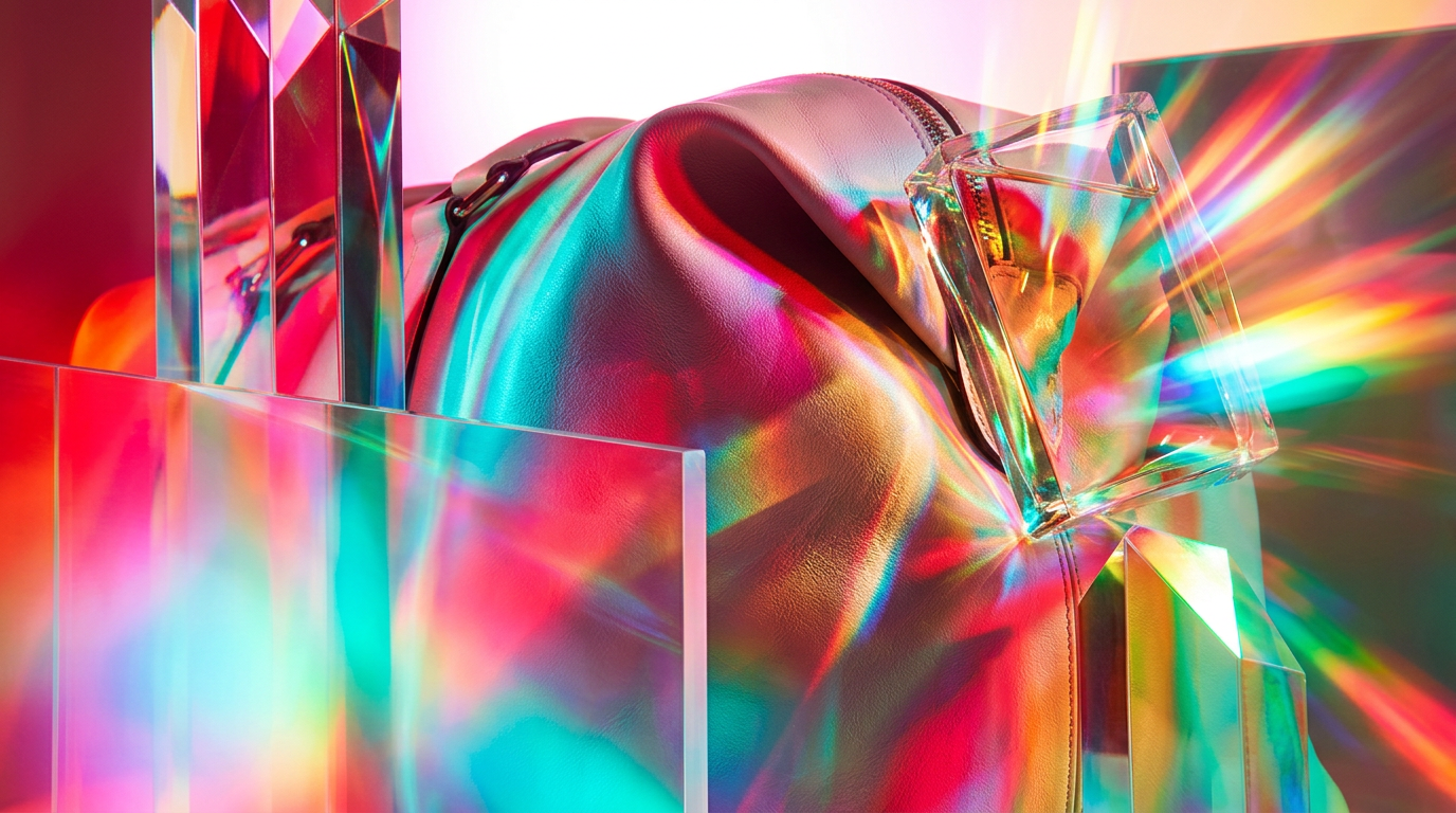 Luxury fragrance bottles and travel essentials for a weekend getaway