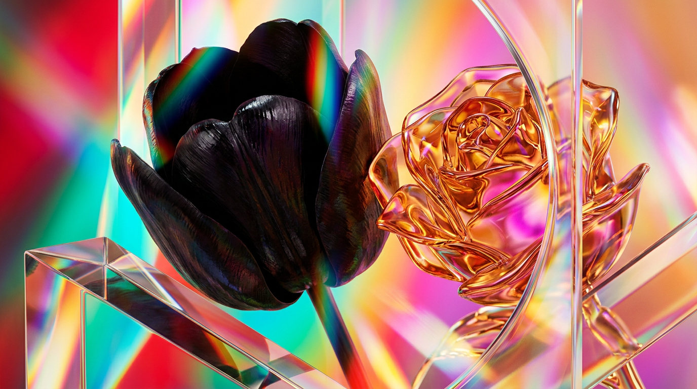 Shay & Blue Black Tulip and Amber Rose comparison