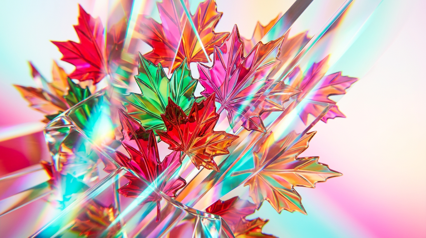 A collection of rich autumnal perfumes set against a backdrop of fallen leaves and warm knits