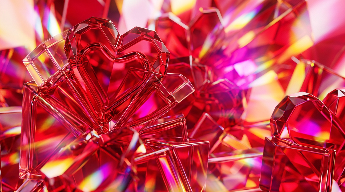 Elegant perfume bottles arranged for Valentine's Day gifting