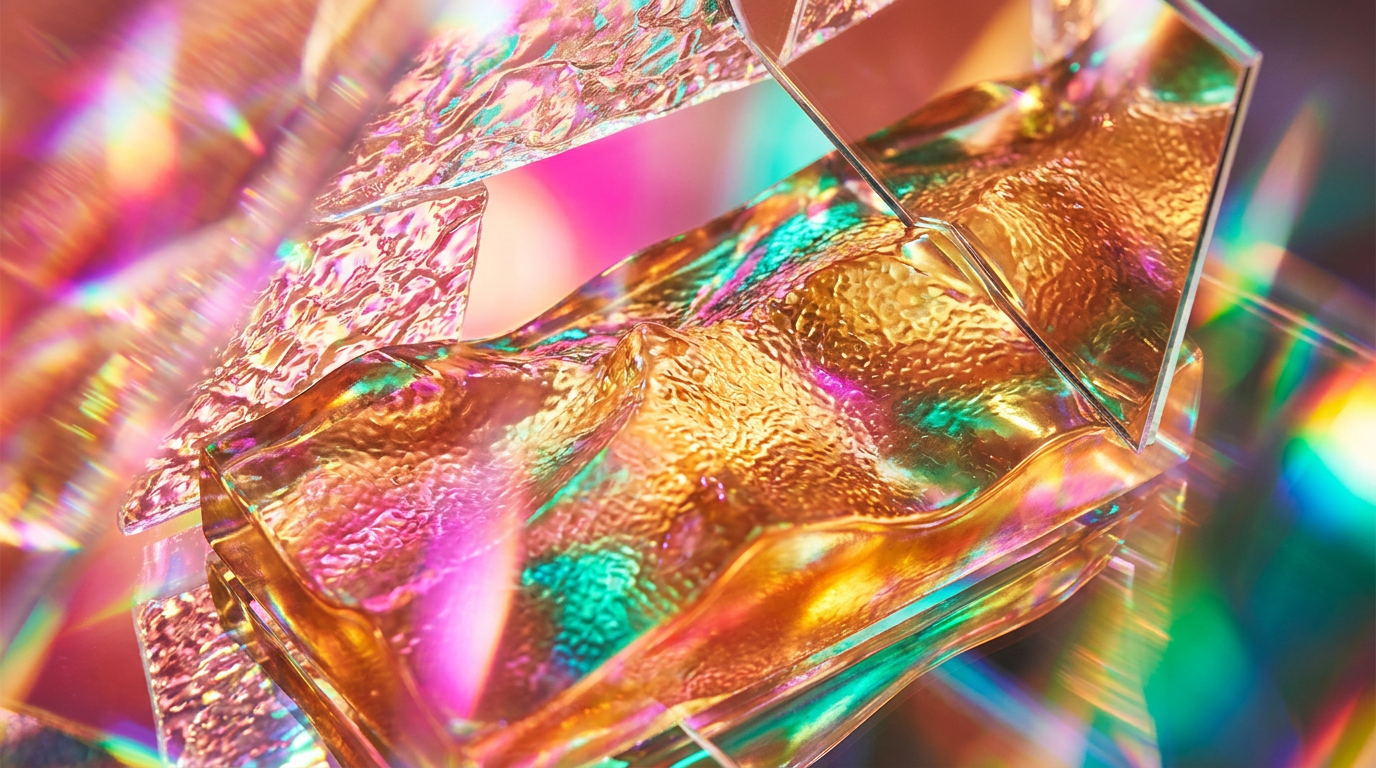 An artistic display of fragrance bottles and natural ingredients representing body chemistry