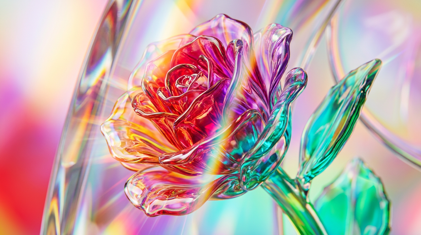 Luxury rose perfume bottles and petals in a dark setting