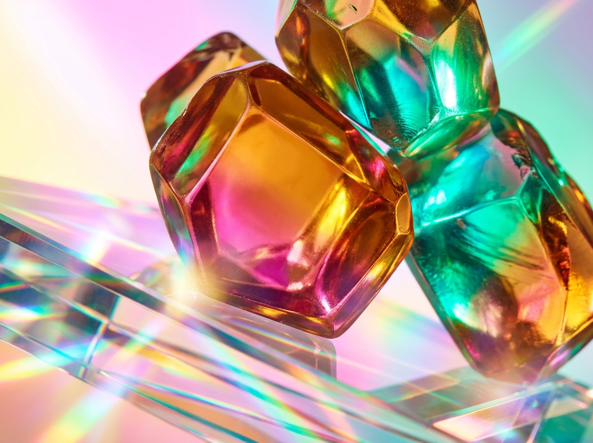Close up of a luxury perfume bottle surrounded by botanical elements