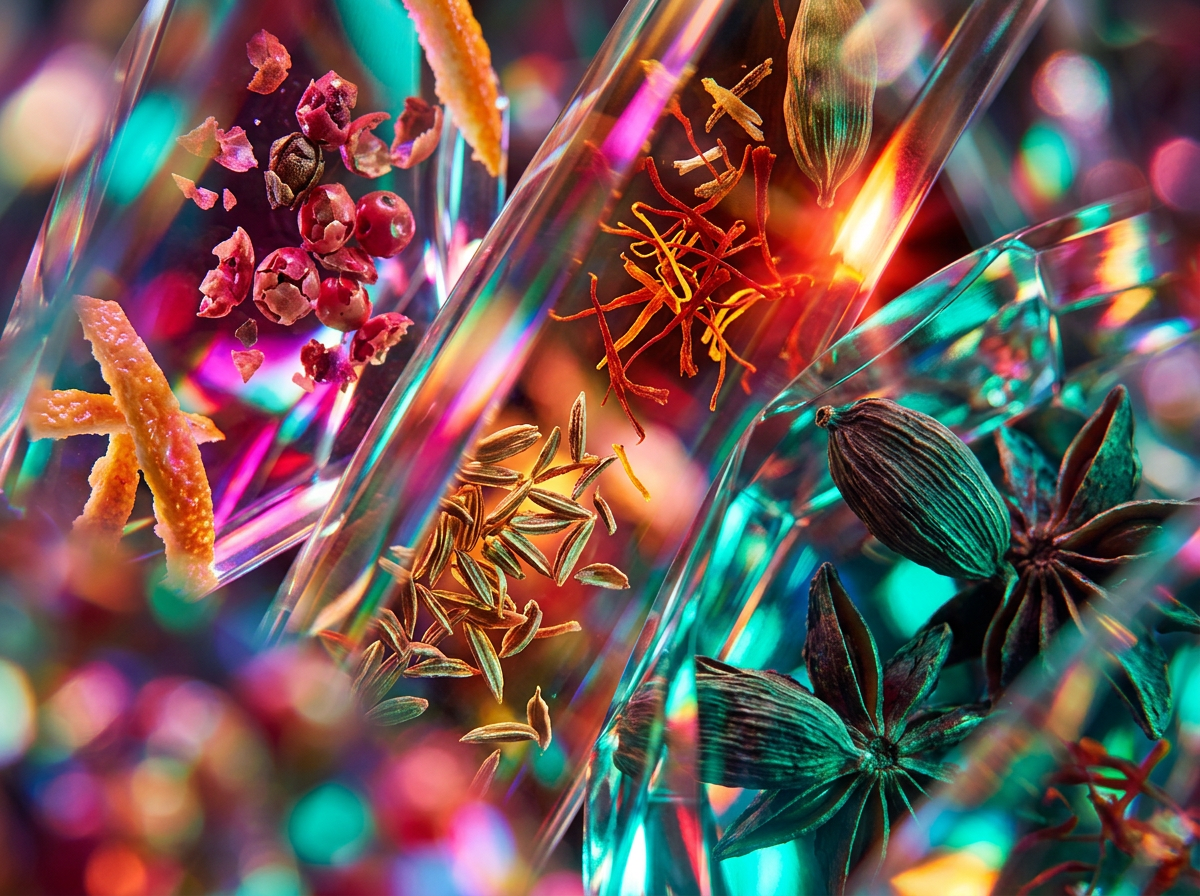 A close up of succulent fruits and botanical ingredients used in Shay & Blue fragrances