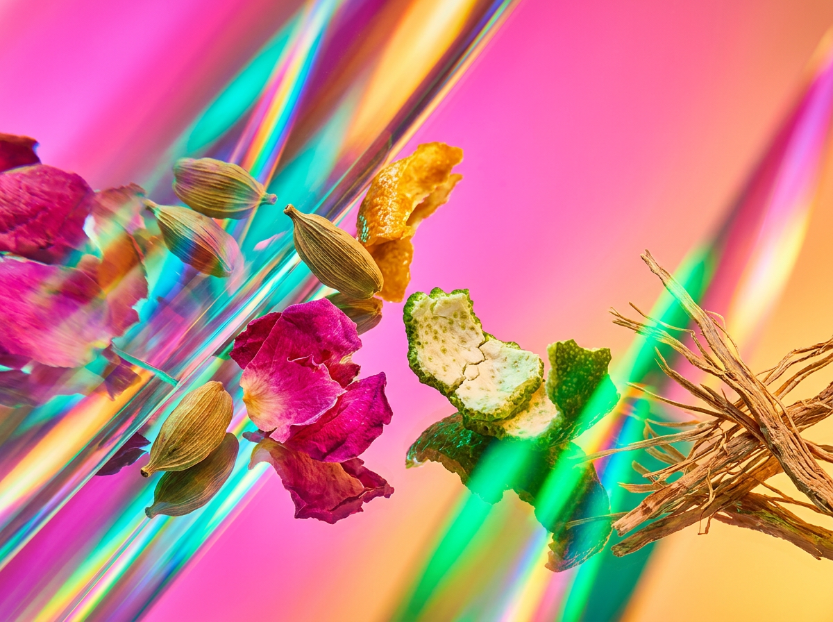 Close up of fresh dewy flowers for fragrance inspiration
