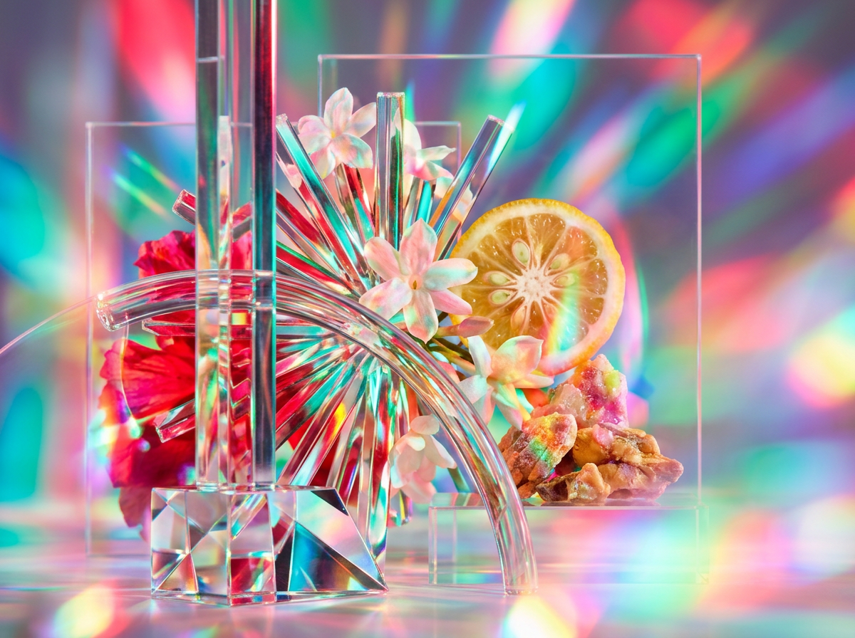 A collection of Shay and Blue fragrances on a wooden surface, highlighting the artisanal nature of the brand