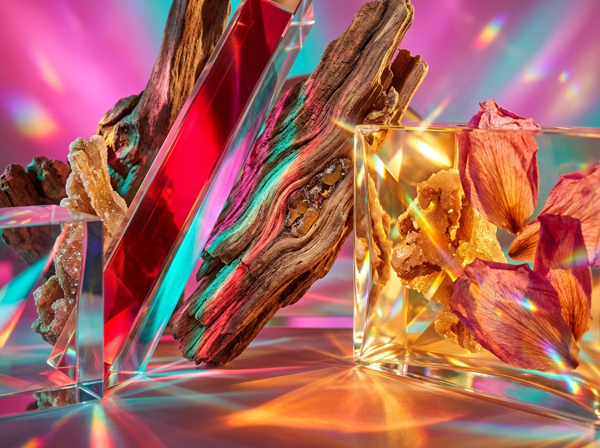 Professional perfume bottles showcasing artisanal craftsmanship