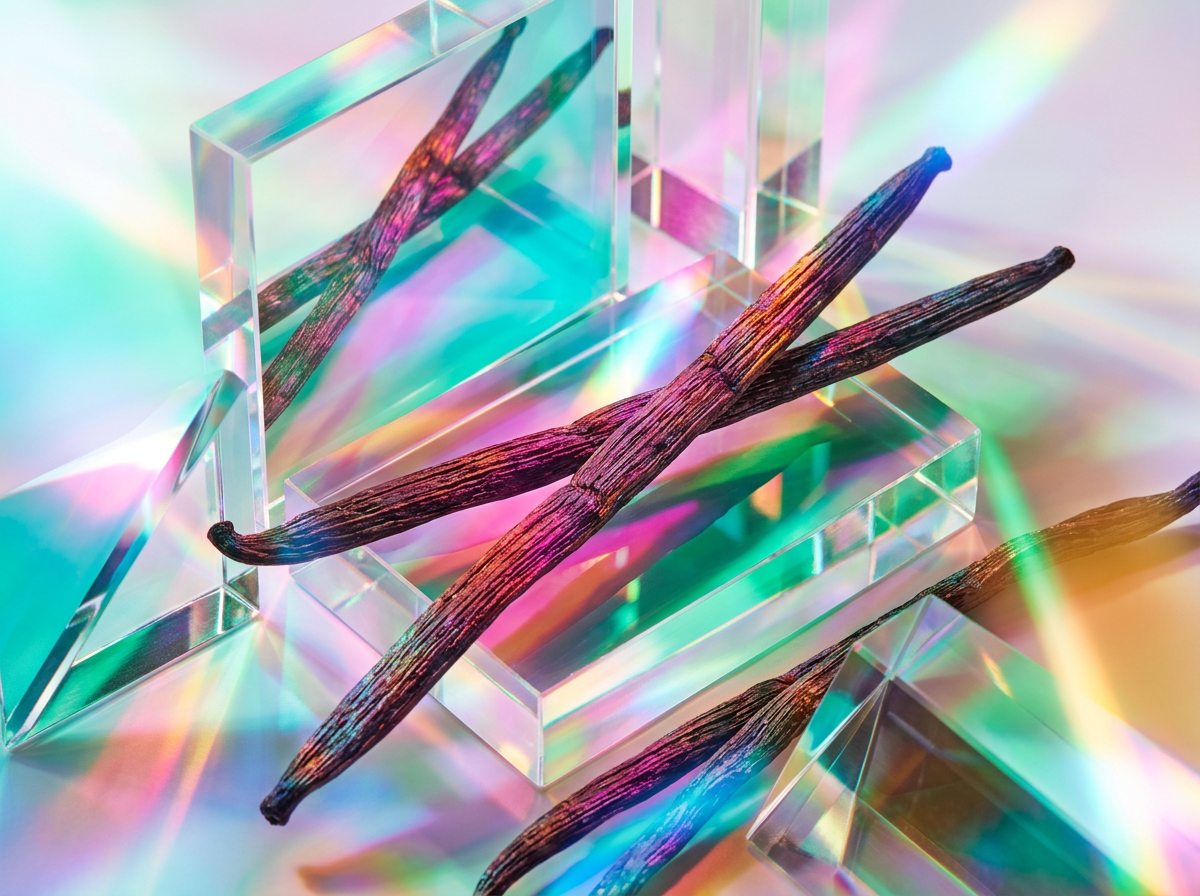 Close up of dew on flower petals representing fresh fragrance notes