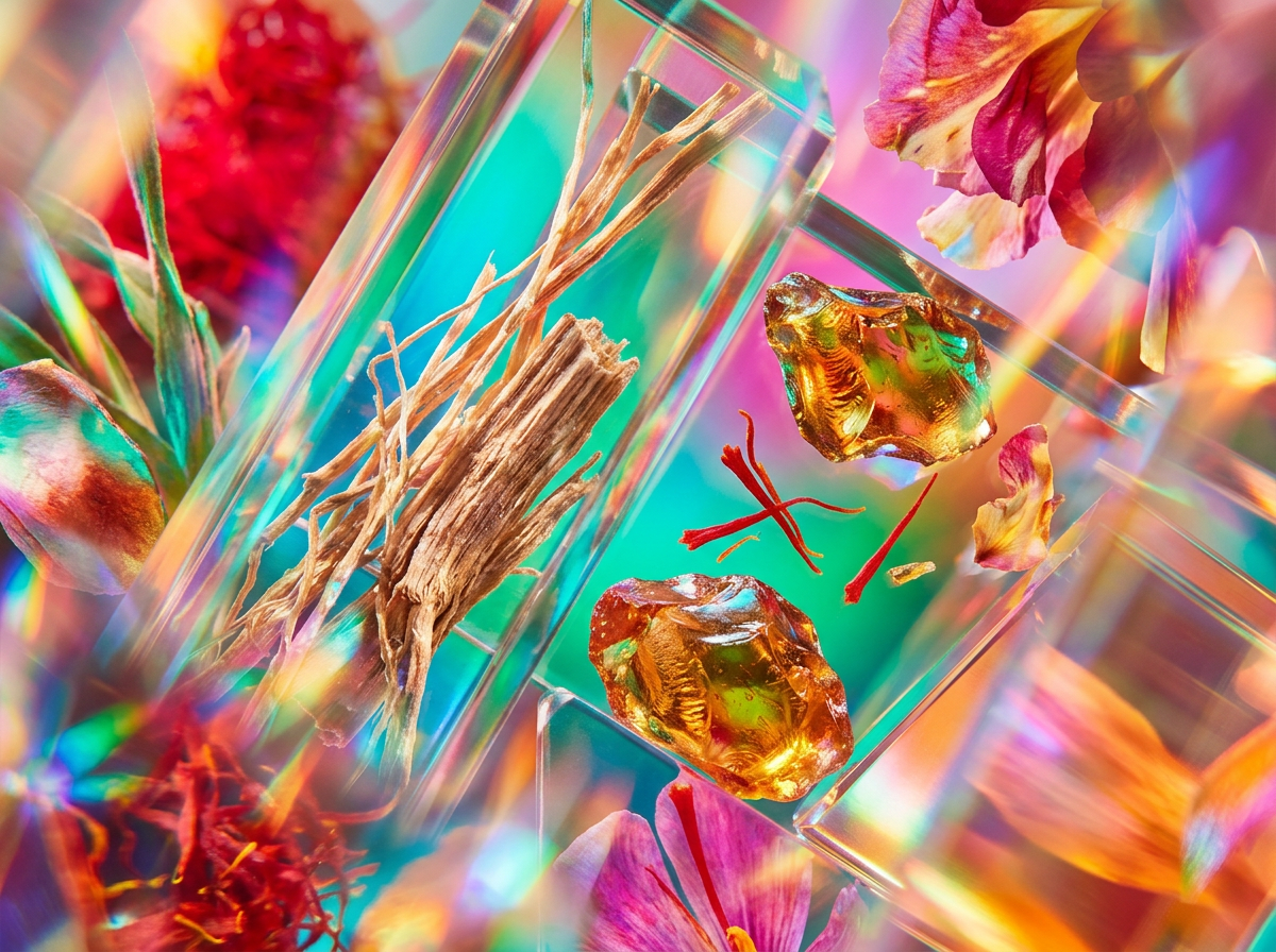A collection of Shay & Blue fragrances including botanical elements