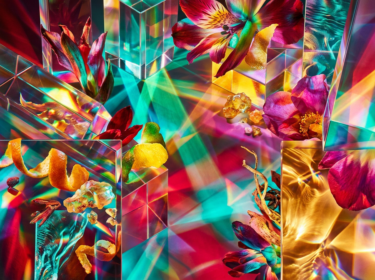 Comparison of light and dark floral scent profiles