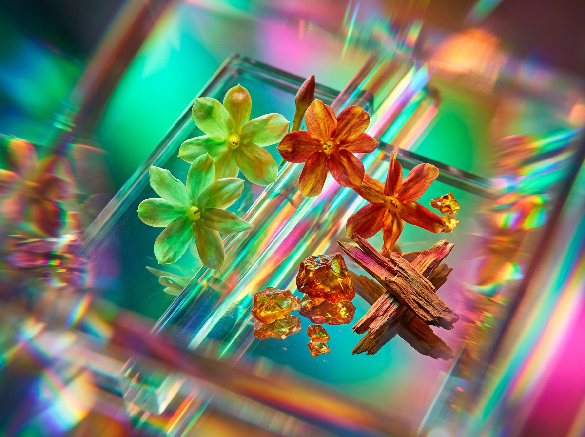 Close up of botanical ingredients used in Shay & Blue fragrances