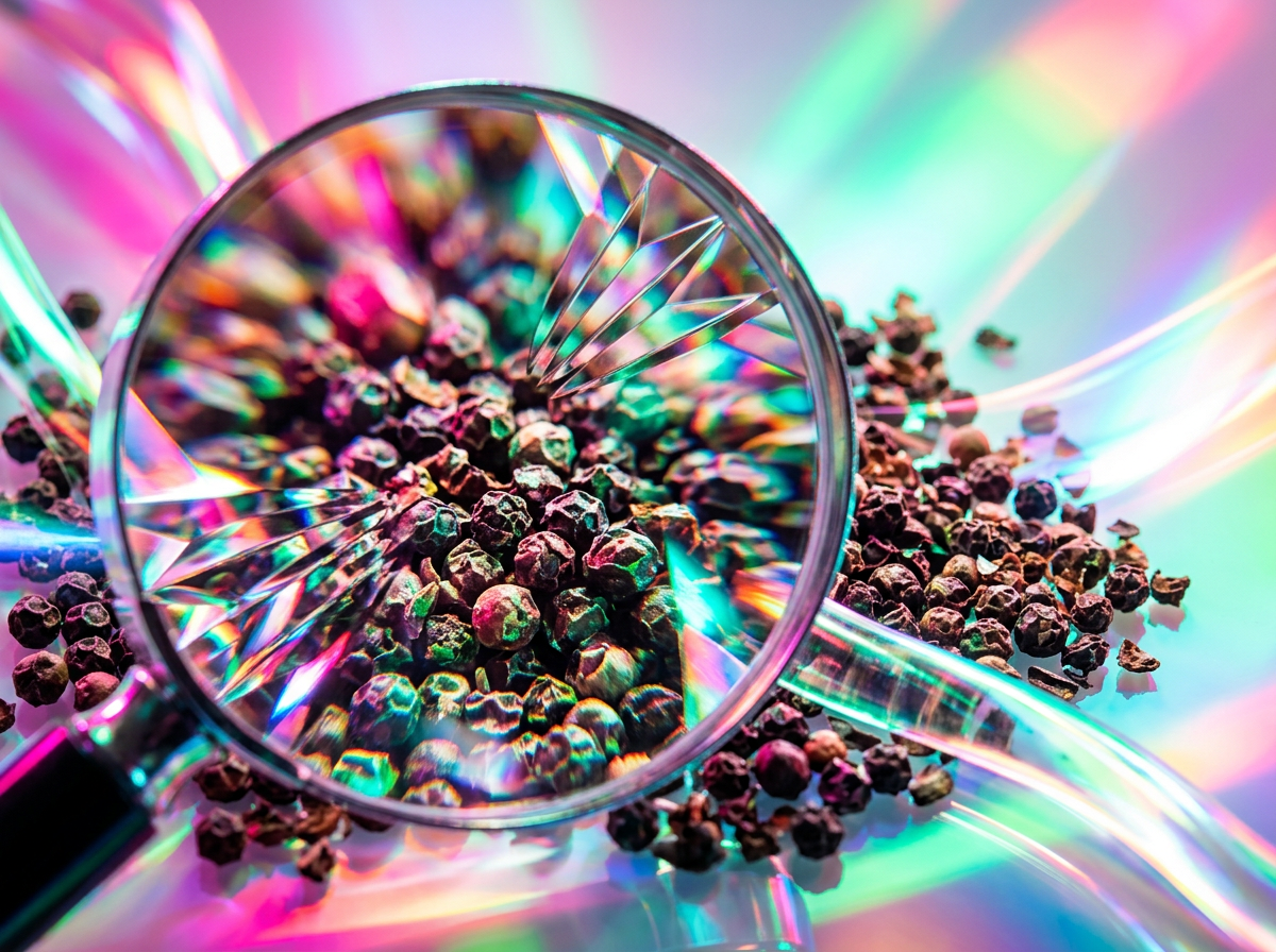 Dark amber and spice ingredients showcasing a moody fragrance profile