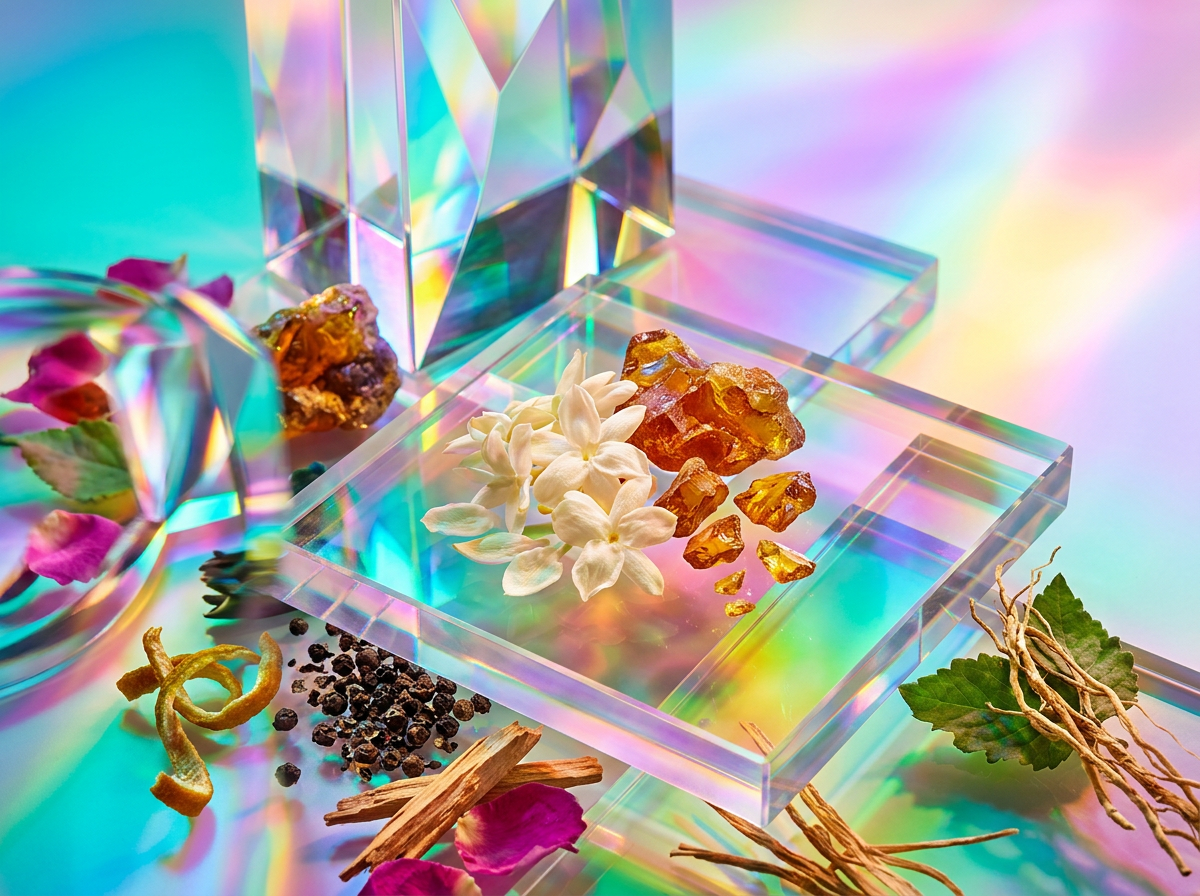 Mood board for Black Tulip Fragrance