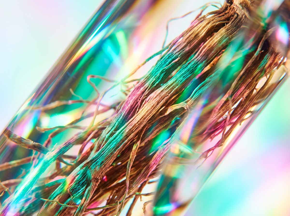 Fragrance bottles on a vanity surrounded by pink petals