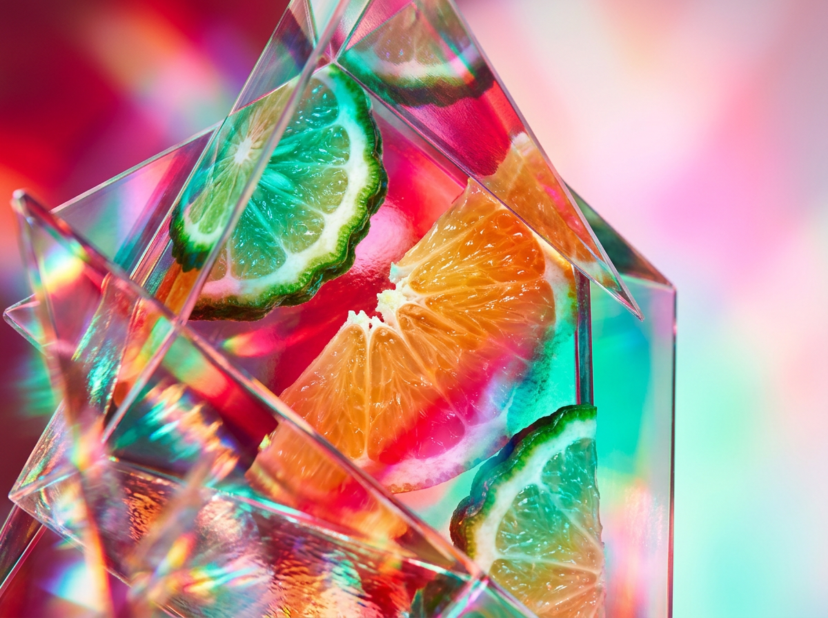 Artisanal fragrance ingredients including citrus and woods