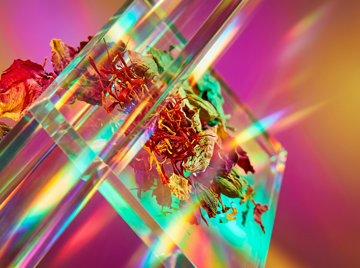 Gourmand fragrance notes showing caramel and sea salt