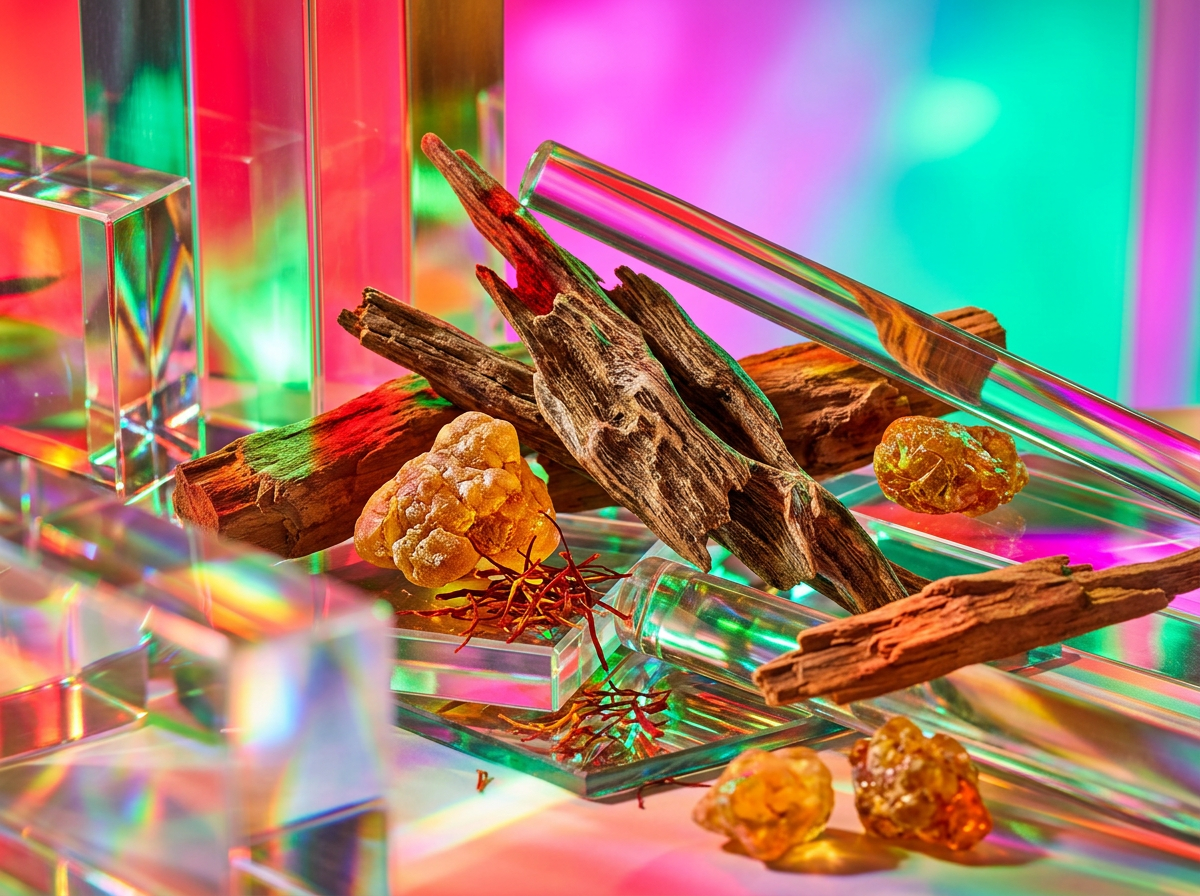 Close up of botanical ingredients used in Shay & Blue perfumes