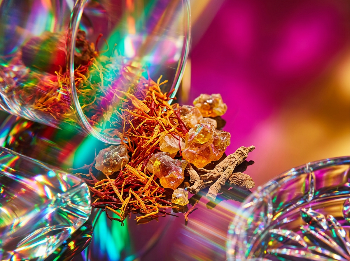 Close up of dew drops on rose petals representing fresh fragrance notes