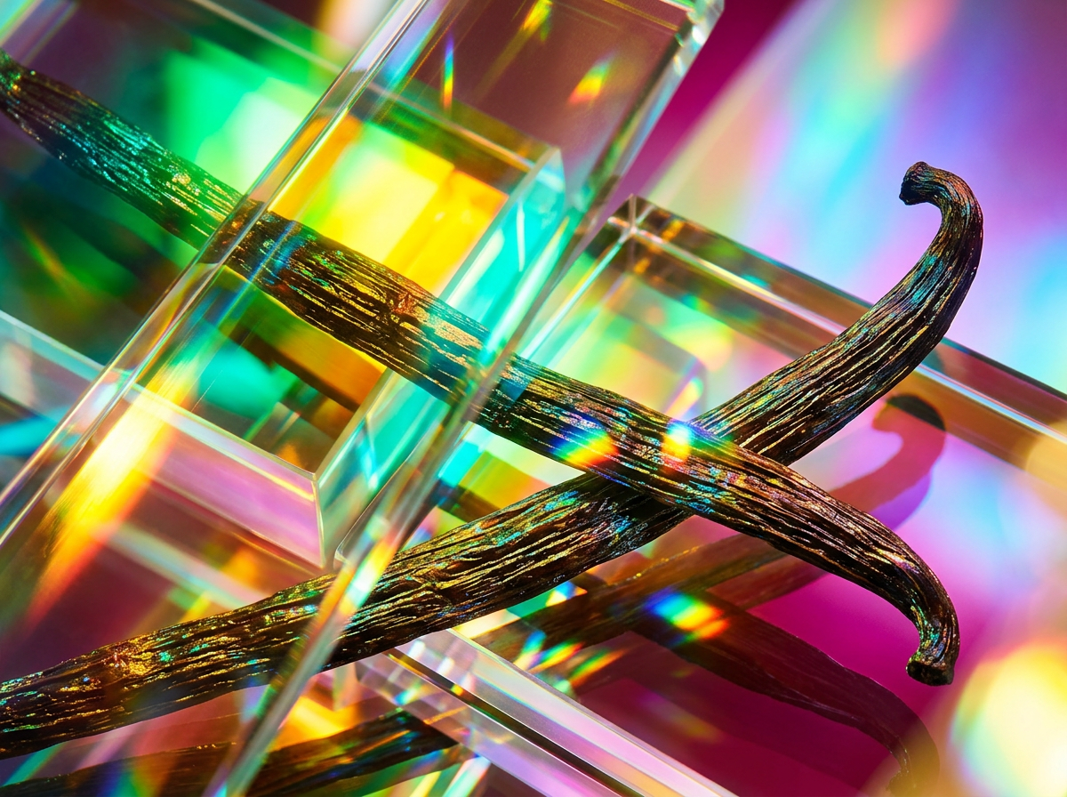 Fresh botanical ingredients including fig and dandelion leaf