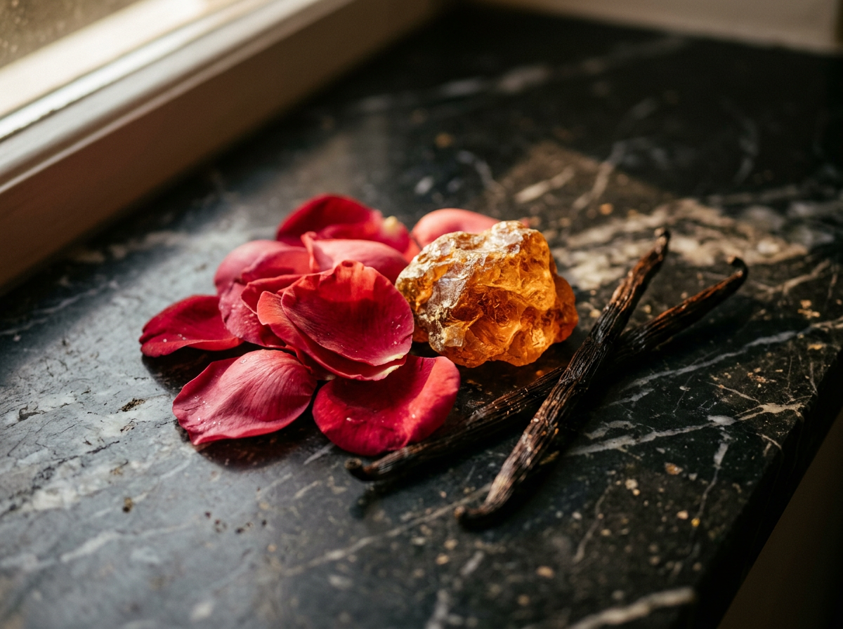 Details of citrus fruits and botanical elements