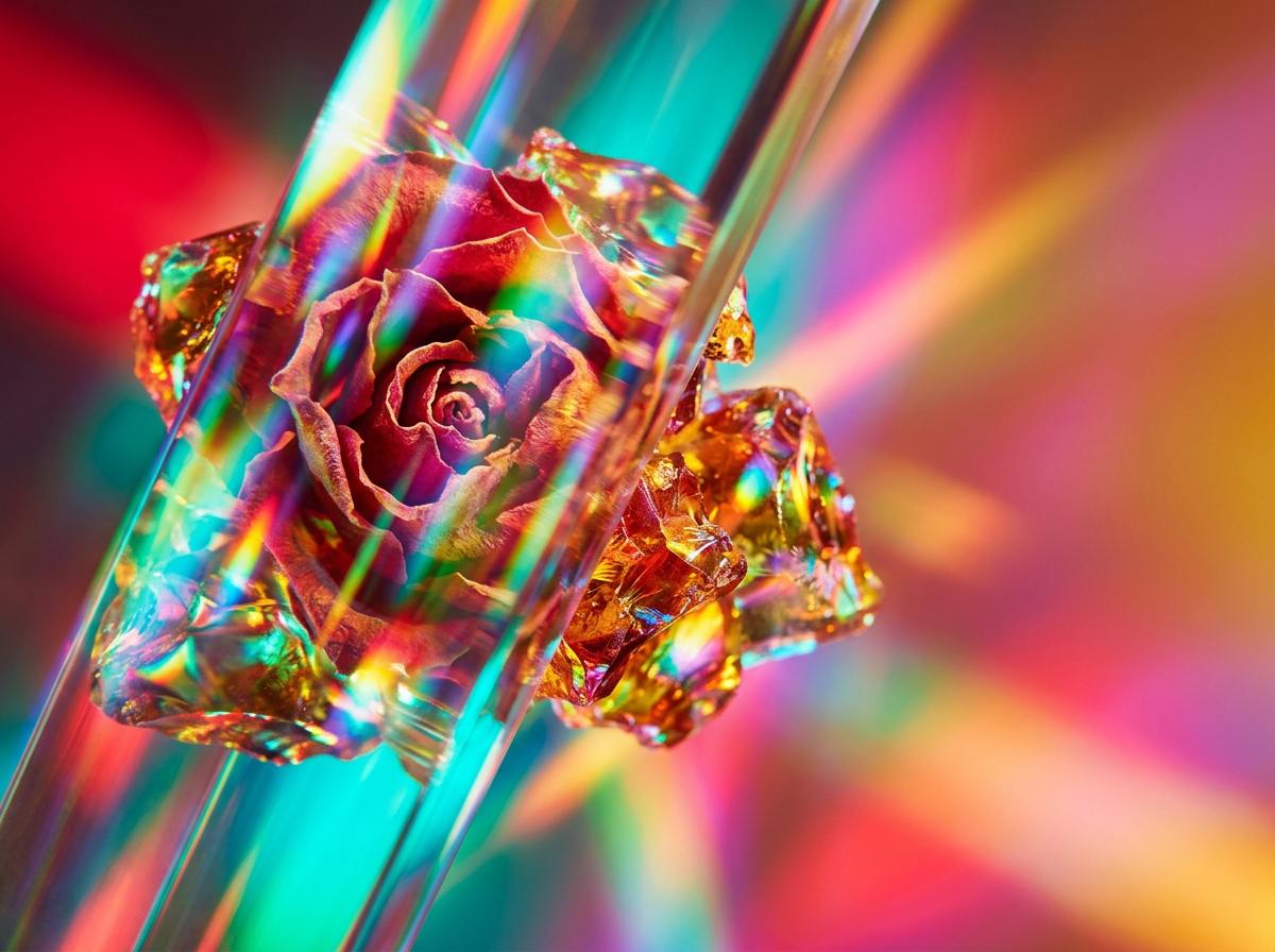 Close up of perfume ingredients like sandalwood and dried citrus